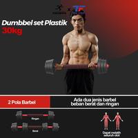 Gambar Champs Dumbell Barbel Set peralatan fitness barbel set 10KG, 20KG, 30KG Tiang Angkat Besi Dumbbell Dumble Alat Fitness Dumbbell Barbell Set Gym Equipment Original - 10KG dari Giba Fewsical undefined 2 Tokopedia