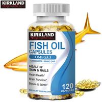 Gambar KIRKLAND Fish Oil Capsules 800mg Omega3 with EPA&DHA Supports Heart, Brain, Joints & Skin Care Improves Digestive Health Kapsul Minyak Ikan 800mg Omega3 dengan EPA&DHA Mendukung Jantung Otak Sendi & Perawatan Kulit Meningkatkan Kesehatan Pencernaan 120pcs - 1 Bottle/120pcs dari SOSOK STORE 99 undefined 1 Tokopedia