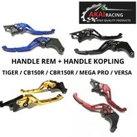 Gambar Aksesoris Sepeda Motor Handle Rem Set Handle Kopling Model Jarum Akai Racing Tiger,Cbr150R,Cb150R,Sonic,Versa,Megapro Dan Motor Lain Nya - Black dari Dirgan&#39;tara undefined 1 Tokopedia