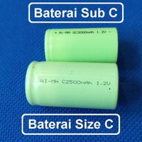 Gambar Baterai Cas Tipe C dan Sub-C 1.2v - Charger Battery C or Sub C 1.2volt BEST SELLER - Size SUB C dari Toko cinf undefined 5 Tokopedia