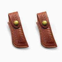 Gambar 2pcs/lot Folding Knife Cow Leather Sheath Scabbard Pliers Tool Knives Cowhide Storage Bag Case Cover Holder Portable dari Sustainstep undefined 1 Tokopedia