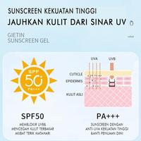 Gambar Gietin Sunscreen Gel Spf 50 Pa+++ Uv Shield Protection Facial Sunblock - Not Specified dari Vavian Beauty undefined 4 Tokopedia