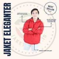 Gambar Jaket UNS Universitas sebelas maret kampus almamater custom bahan parasut semi wf free nama casual - HITAM UNS, M dari Jaketsportid undefined 4 Tokopedia