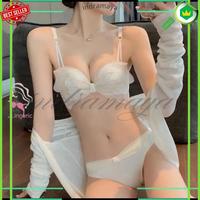 Gambar bra set / set bra / bh set wanita seksi / bh setelan wanita dan celana dalam wanita/ bra dan celana dalam wanita model kupu kupu / bikini /seserahan / kado pernikahan - jlingeric bisa cod termurah tbb825 - Biru, 34 dari indramaya undefined 2 Tokopedia