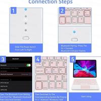 Gambar Danycase Casing Keyboard Mouse For Galaxy Tab S9 Fe Plus S6 Lite 10.4 S7 Plus S7 Fe S8 Plus 12.4 For Samsung Galaxy Tab A9+ 11'' Sm-X210/X216 Wireless Bluetooth Tablet Cover Termurah Ready Terbaik dari booklife48 undefined 3 Tokopedia