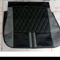 Gambar sarung jok,dudukan,saja,untuk,semua mobil,truk.pickup,dan.mini bus.grandmax,kanter,dutro,hino500.umplung,dan,avansa - Merah hitam, Chat admin dari BOOM BOOM ST undefined 5 Tokopedia