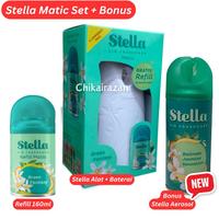 Gambar Original Stella Matic Set Lengkap Alat +Refill + Baterai Pengharum Ruangan Semprot Otomatis dari VIKA 67 STORE undefined 3 Tokopedia