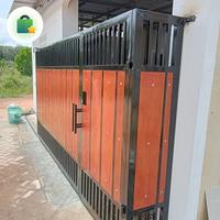 Gambar pintu pagar besi minimalis hollow galvanis dari Rjsteel undefined 1 Tokopedia