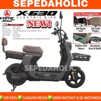 Gambar Sepeda Listrik EXOTIC X-630 X630 / X650 X 650 / X660 X 660 / SYNCROS 1.0 / ZECKROM 300 BY PACIFIC 500 Watt Electric Bike kv25 - (X660) Black dari susi sandi undefined 4 Tokopedia