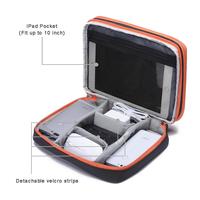 Gambar iCozzier Double Layer Electronic Accessories Storage Bag Travel Large Capacity Organizer Carry Case for Pad,Phone,Power Bank, dari Crystal Clear Solutions undefined 5 Tokopedia