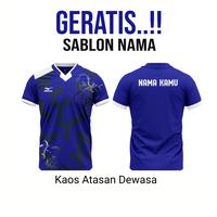 Gambar jersey volly geratis sablon Nama baju atasan bola futsal pria dewasa - Merah, L dari NoahSport20 undefined 5 Tokopedia