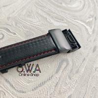 Gambar Strap Leather Kulit Carbon Cabon Style Genuine Asli Quick Fit Quickfit Easy Release Watch Band Garmin Fenix 8 51mm 7x 6x 5x Solar Pro Sapphire Amoled D2 Charlie Delta Bravo Marq Instinct 2x Epix Pro 51mm Approach Forerunner djsjn Black Jam - Black Red, 22mm Quickfit dari SmartWatchAcc undefined 4 Tokopedia