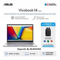 Gambar ASUS Vivobook 14 A1404VA VIPS3853M Core i3 1315U 8GB 512GB / i3 1315U 16GB 512GB W11 OHS 2024 Microsoft 365 Basic Transparent Silver - 8GB dari Blessing Computer Bali undefined 1 Tokopedia
