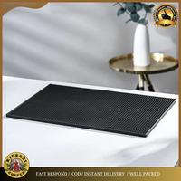 Gambar Bar Rubber Mat Bartender Rubber Anti Slip Tatakan Gelas Alas Karet Meja Dapur Alas Bar Berbagai Ukuran Mat Tamper Mat Portafilter Alat Kopi - Black, 30 x 15cm dari KIESAJI COFFEE undefined 1 Tokopedia