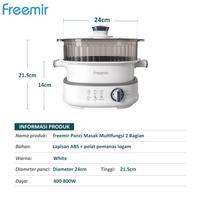 Gambar [ToleSmart] NEW [CHEF ARNOLD] freemir Split Panci Listrik Multifungsi Panci Elektrik Serbaguna Cooker dari ToleSmart undefined 2 Tokopedia