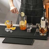 Gambar Bar Rubber Mat Bartender Rubber Anti Slip Tatakan Gelas Alas Karet Meja Dapur Alas Bar Berbagai Ukuran Mat Tamper Mat Portafilter Alat Kopi - Black, 30 x 15cm dari KIESAJI COFFEE undefined 5 Tokopedia