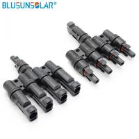 Gambar 5 pairs lot IP67 Waterproof 4 to 1 Solar T Branch Parallel Connectors PV T Type 4 in 1 Male and Female Solar Cable Connector dari FUNGSIONAL FIT undefined 2 Tokopedia