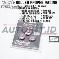 Gambar ROLLER PROPER RACING 7 - 13 GRAM NMAX, AEROX, LEXI, MIO M3 S Z, FINO SOUL GT X RIDE 125, GEAR 125, FAZZIO, FILLANO, FREEGO, XEON - 12 Gram - 3 PCS, XEON 125 dari AUTOKIT.ID undefined 3 Tokopedia