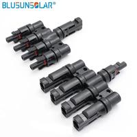 Gambar 5 pairs lot IP67 Waterproof 4 to 1 Solar T Branch Parallel Connectors PV T Type 4 in 1 Male and Female Solar Cable Connector dari FUNGSIONAL FIT undefined 4 Tokopedia