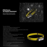 Gambar Senter Kepala Headlamp Nitecore LED Industri Running Trail Run Adventure Camping Tahan Air Waterproof UHE 3in1 Color IP66 600lm 850mAh - NU27 dari NITECORE STORE ID undefined 5 Tokopedia