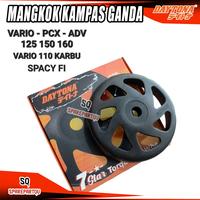 Gambar Mangkok Kampas Ganda Kartel Daytona Vario PCX ADV 125 150 160 Stylo 160 Vario 110 Karbu Spacy FI Mangkok Kartel KZR K35 K36 K97 K1Z KVB K2S dari SparepartQU undefined 1 Tokopedia