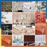 Gambar SALE !!!! Wallpaper Dinding Sticker 45cm x 10m - Walpaper Dinding Batu Bata Alam 3d- Walpeper Serat Kayu K-10 MUMPUNG PROMO!!!! - Bata Putih 1135 dari Toko Griya Jaya undefined 1 Tokopedia