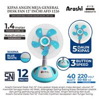 Gambar Kipas Angin Meja Arashi/General Desk Fan 12''/Afd 1226 dari Furnicrafts Store undefined 2 Tokopedia