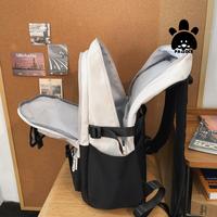 Gambar Tas Ransel / Tas sekolah remaja SMP / SMA - Full Hitam dari Paw Pawdle undefined 3 Tokopedia