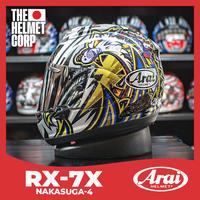 Gambar ARAI RX7X NAKASUGA 4 FULL FACE HELMET ORIGINAL - S dari THC Helmets undefined 3 Tokopedia