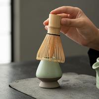 Gambar READY STOK!!! 7Pcs Alat Matcha Making Set Matcha Bowl Keramik / Pengaduk Matcha Bambu / Sendok / Matcha Whisk Stand Holder / Saringan / Kain - Green-4PCS/Set dari CV JAYA SENTOSA ID undefined 4 Tokopedia