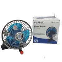 Gambar Kipas Angin Mobil 12 Volt / 24 Volt / 6 Inch / 8 Inch Visalux Model Kipas Jepit Termurah Ready Terbaik - 6 inch 24 Volt dari BASILIK- undefined 5 Tokopedia