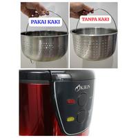 Gambar Sarangan Steamer berbahan Stainless Steel Low Carbo Utk Rice Cooker Kirin KRC 389 - Pakai Kaki dari Milkyonline undefined 3 Tokopedia