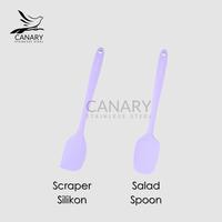 Gambar CANARY SCRAPER SILIKON - SS007 , SALAD SPOON SILIKON - Salad Spoon dari Matahari Berkat Plastik undefined 2 Tokopedia