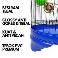 Gambar READY FULL SET SANGKAR LOVEBIRD PVC WARNA OVAL BESI IMPORT KANDANG LOVEBIRD SANGKAR BURUNG LOVE BIRD PARKIT KENARI SANGKAR - HIJAU STABILO dari Kemko ID undefined 4 Tokopedia