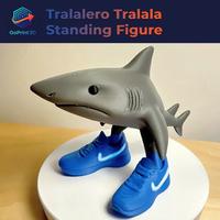 Gambar Tralalero Tralala Italian Brainrot Standing Shark Figurine - Hiu Jalan-jalan Pake Sneaker - Putih dari GoPrint 3D undefined 1 Tokopedia