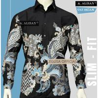 Gambar Kemeja Alisan Batik Lengan Panjang Slim-Fit Original - 517 SAGE, 15-33 (M) dari Keithstone undefined 4 Tokopedia