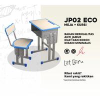 Gambar Meja Siswa Celcius / Meja Siswa JP02 Eco / Meja Belajar / Meja Sekolah - Putih dari Lantai 3 Furniture undefined 2 Tokopedia