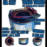Gambar Travo Teroid 5 Amper Besar CT 32V 25V / Trafo Donat Toroid 5A Big Tembaga Murni HELENIC Jerman dari DIECAST SHOPP undefined 1 Tokopedia