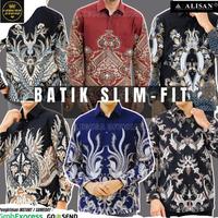 Gambar Kemeja Alisan Batik Lengan Panjang Slim-Fit Original - 517 SAGE, 15-33 (M) dari Keithstone undefined 1 Tokopedia