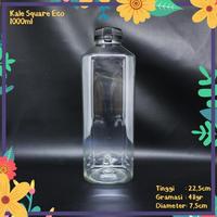 Gambar "Qriss" Botol Plastik Kale 1000Ml Kotak Eco Kemasan Minuman Kopi Jus Susu Madu Ekonomis Murah Pet Foodgrade - Putih dari surya sagara undefined 1 Tokopedia