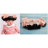 Gambar ACC 407 BANDANA HAIRWIG FAKE HAIR PONI PITA / CUTE / RAMBUT PALSU / BABY/ ASESORIS KEPALA / HEADBAND BAYI CROWN / MAHKOTA BANDANA ANAK HAIRBAND IMPORT - motif 1 dari ReiandKei Wholesaler undefined 4 Tokopedia