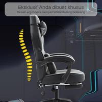 Gambar READY STOCK [Pengiriman Dari Medan ]KUCA Gaming Chair Kursi Kantor Kursi Kerja Kursi Belajar Kursi Santai Kursi Putar Ergonomi Kursi Gaming [Garansi Lima Tahun] dari Delisa AK undefined 4 Tokopedia