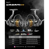 Gambar REEL SPINNING KATANA KAGAMI SW (LIGHTWEIGHT CARBON MATERIAL) - SW 1000 dari WARUNG-PANCING-DAN-BERBURU undefined 1 Tokopedia