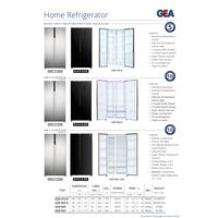 Gambar GEA G2D-623 INOX 2 DOOR SBS FRIDGE FREEZER / G2D-623 INOX KULKAS LEMARI ES 2 PINTU G2D-623 INOX SIDE BY SIDE dari Malaka Teknik undefined 4 Tokopedia