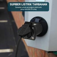 Gambar Ev Adaptor Charger Spklu Type 2 Male To Schuko 250V 100 - 250 V Pile Eu Motor Listrik Iec-62196 3.7Kw Cas Molis Polytron Fox R S Alva One Selis Gesits Eu Aot-4113 - AOT-4113, ADAPTOR SPKLU dari Sulanama83 undefined 5 Tokopedia