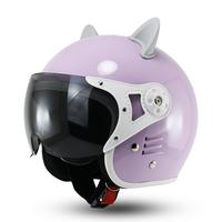Gambar Helm Wanita Half Face Classic Model Pilot SNI Hijab Friendly Ada Kuping Lucu Cocok untuk Rambut Panjang dan Bercepol Desain Lucu Unik - Tanpa Kuping dari Awsom Shop undefined 1 Tokopedia