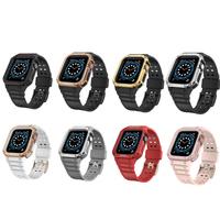 Gambar Apple Watch Case ARMOR Rubber STRAP Cover 4 5 6 7 8 40 41 44 45 42mm - Hitam, 40mm dari Watch Company undefined 3 Tokopedia