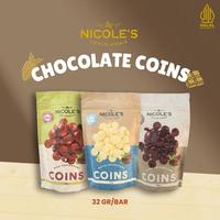 Gambar Nicole's | Chocolaterie Coins 140gram 3 Varian Rasa - milk chocolate dari Nicoles Chocolaterie undefined 1 Tokopedia