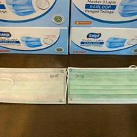 Gambar Masker Sensi Earloop 3 ply isi 40 pcs dari Shop save 77 undefined 1 Tokopedia