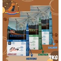Gambar New Khusus Ekspedisi Cat Food Bravery Adult Cat 7Kg - Makanan Kucing Dewasa Kering Rasa Chicken Salmon Herring Dry Catfood Rc Ampuh Happy Grain Free Persia Anggora 7 Kg Premium Penambah Nafsu Makan Vitamin Pelebat Bulu Lebat Anti Rontok Hairball Panjang dari Rkzm Poesat undefined 3 Tokopedia